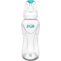 Pur Advanced Slim Neck Feeding Bottle - 8oz/250ml - 1802 - Rokomari